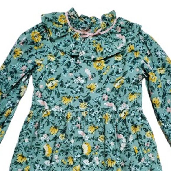 Janie and Jack Floral Bird Dress Size 10 - Picture 2 of 5